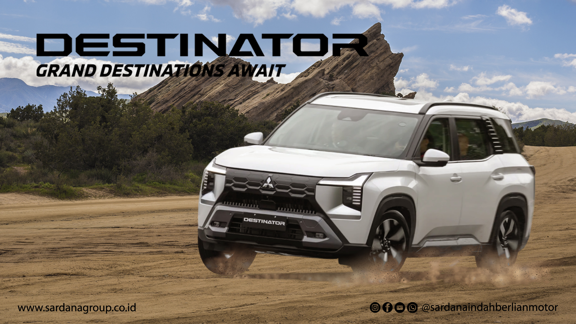Promo, Simulasi Kredit dan Harga Mitsubishi Destinator Kota Medan Januari 2026